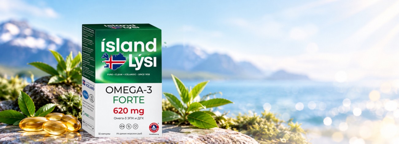 ISLAND LYSI (ЛИСИ) OMEGA-3 Forte 620 мг