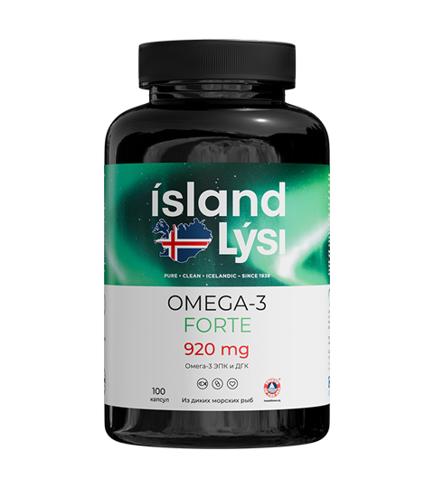 ISLAND LYSI  (ЛИСИ) OMEGA-3  Forte 920 мг